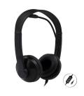 AURICULARES NILOX MICROFONO CONTROL VOL NEGRO ALAMBRICO CONEXION USB - Imagen 2