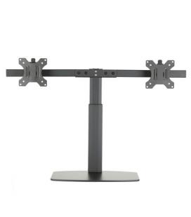 SOPORTE MONITOR EWENT AJUSTABLE MAX.2 HASTA 27" NEGRO