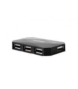 HUB NATEC LOCUST 4 PUERTOS USB 2.0 NEGRO - Imagen 1