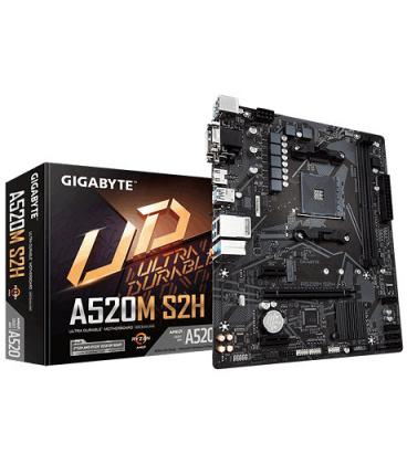 PLACA BASE GIGABYTE A520M S2H AM4 MATX 2XDDR4 - Imagen 1