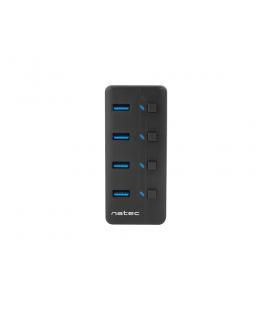 HUB NATEC MANTIS 2 USB 3.0 4 PUERTOS ON OFF CON ALIMENTADOR - Imagen 1