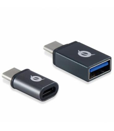 Kit adaptadores conceptronic usb - c 3.1 1ud usb - c a usb a hembra 3.0 1 ud usb - c a micro usb hembra - Imagen 1