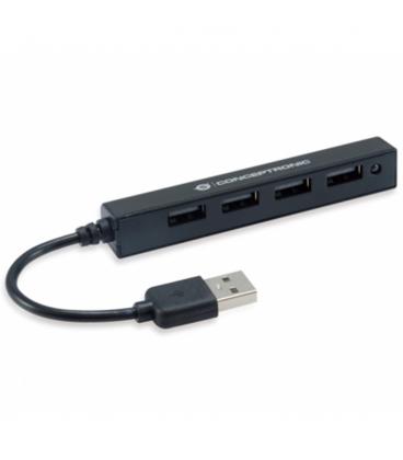 Hub usb 2.0 conceptronic hubbies05b 4 puertos - Imagen 1