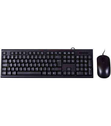 COMBO TECLADO/RATON COOLBOX USB NEGRO (PC-CASE)