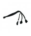 CABLE 3 A 1 PWM PHOBYA 30 CM NEGRO - Imagen 1