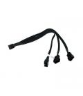 CABLE 3 A 1 PWM PHOBYA 30 CM NEGRO - Imagen 3