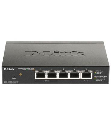 D-Link DGS-1100-05PDV2 Switch 5xGb PoE 1xPD - Imagen 1