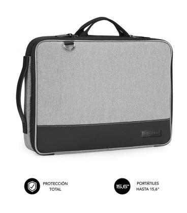 Maletín subblim advance laptop sleeve para portátiles hasta 15.6'/ gris - Imagen 1