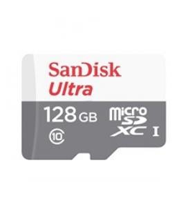 Tarjeta memoria micro secure digital sd xc + adaptador sandisk - 128gb - clase 10 - sdxc - 100mb - s