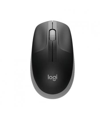 RATON LOGITECH M190 WIRELESS NEGRO GRIS 3 BOTONES/10 M/NANO - Imagen 1