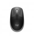 RATON LOGITECH M190 WIRELESS NEGRO GRIS 3 BOTONES/10 M/NANO - Imagen 1