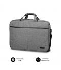 Maletín subblim elite laptop bag para portátiles hasta 15.6'/ cinta para trolley/ gris - Imagen 1