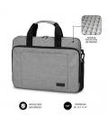 Maletín subblim air padding laptop bag para portátiles hasta 14'/ cinta para trolley/ gris - Imagen 1