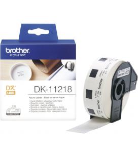 Etiquetas papel precortada brother dk11218 24mm