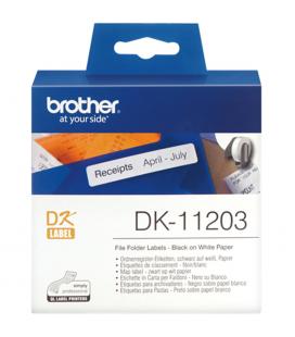 Rollo de etiquetas precortadas brother dk11203