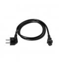 CABLE ALIMENTACION TIPO TREBOL 1.5M AISENS A132-0172 NEGRO - Imagen 1