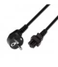 CABLE ALIMENTACION TIPO TREBOL 1.5M AISENS A132-0172 NEGRO - Imagen 2