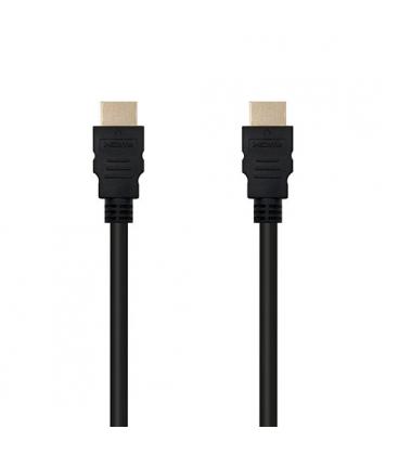 CABLE HDMI(A) A HDMI(A) 4K 1M NANOCABLE NEGRO - Imagen 1