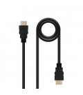 CABLE HDMI(A) A HDMI(A) 4K 1M NANOCABLE NEGRO - Imagen 2