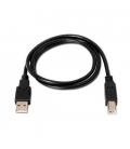 CABLE USB(A) A USB(B) AISENS A101-0006 NEGRO - Imagen 2