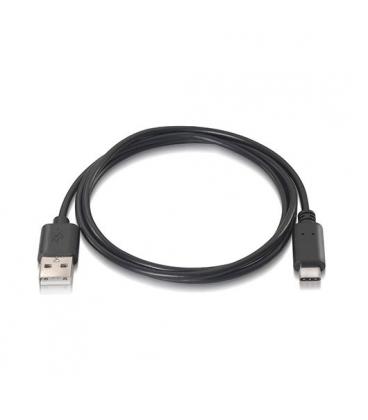 CABLE USB(A)M 2.0 A USB TIPO C M AISENS 2M NEGRO - Imagen 1