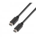 CABLE USB TIPO C 2.0 M A USB TIPO C M AISENS 0.5M - Imagen 2