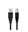 CABLE USB(A) 2.0 A USB(B) 2.0 NANOCABLE 1.8M NEGRO - Imagen 4