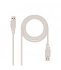 CABLE USB(A) 2.0 A USB(A) 2.0 NANOCABLE 1M - Imagen 2