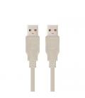 CABLE USB(A) 2.0 A USB(A) 2.0 NANOCABLE 2M - Imagen 2