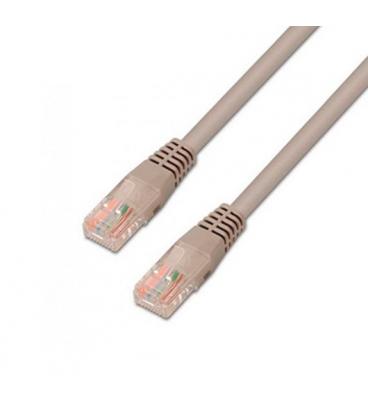 CABLE RED UTP CAT5E RJ45 AISENS 1M GRIS - Imagen 1