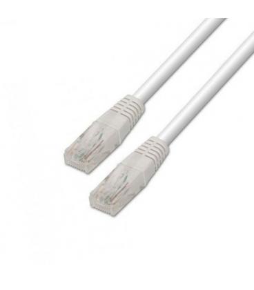 CABLE RED UTP CAT5E RJ45 AISENS 0.5M BLANCO - Imagen 1