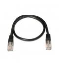 CABLE RED UTP CAT5E RJ45 AISENS 0.5M NEGRO - Imagen 2