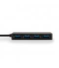 HUB 4 PUERTOS USB 3.0 NGS iHUB3.0 NEGRO - Imagen 2