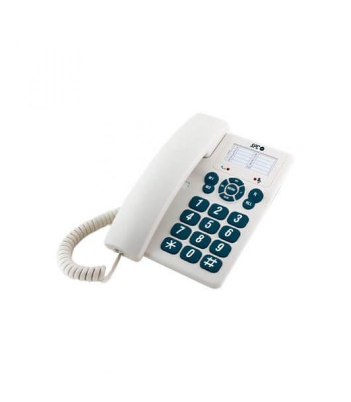 TELEFONO FIJO SPC COMFORT NUMBERS 2 BLANCO