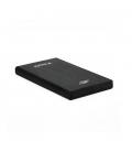 CAJA EXTERNA 2.5 USB3.0 SATA TOOQ ALUMINIO NEGRA - Imagen 1