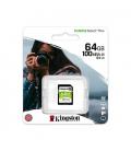 Tarjeta de Memoria Kingston CANVAS Select Plus 64GB SD XC/ Clase 10/ 100MBs