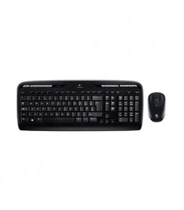 TECLADO+RATON LOGITECH MK330 WIRELESS NEGRO - Imagen 1