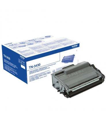 Toner brother tn3430 negro 3000 paginas - Imagen 1