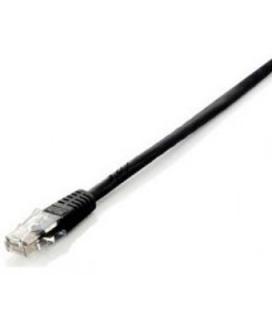 Cable red equip latiguillo rj45 u - utp cat6 1m negro - Imagen 1