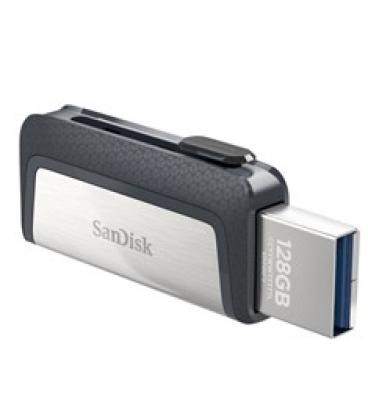 Memoria usb 3.1 usb - c sandisk 128gb ultra dual - Imagen 1