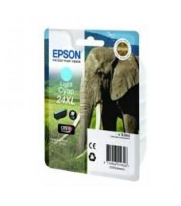 Cartucho tinta epson t243540 cian claro xl xp - 750 c13t24354010 - elefante - Imagen 1