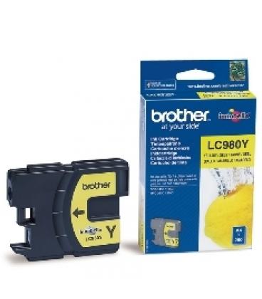 Cartucho tinta brother lc980y amarillo 260 paginas dcp - 195c - dcp - 375cw - mfc - 250c - mfc - 255cw - mfc - 290c - Imagen