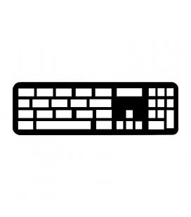 Teclado inalámbrico apple magic keyboard/ con teclado numérico/ plata - Imagen 1