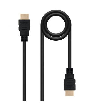 Cable hdmi nanocable 10.15.1705/ hdmi macho - hdmi macho/ 5m/ negro - Imagen 1