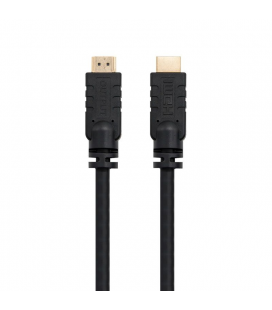 Cable hdmi nanocable 10.15.1825/ hdmi macho - hdmi macho/ 25m/ negro - Imagen 1