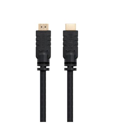 Cable hdmi nanocable 10.15.1825/ hdmi macho - hdmi macho/ 25m/ negro - Imagen 1