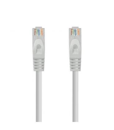 Cable de red rj45 utp nanocable 10.20.1802 cat.6a/ 2m/ gris - Imagen 1