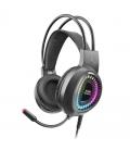 Auriculares gaming con micrófono mars gaming mh220/ jack 3.5/ usb 2.0/ negros - Imagen 1