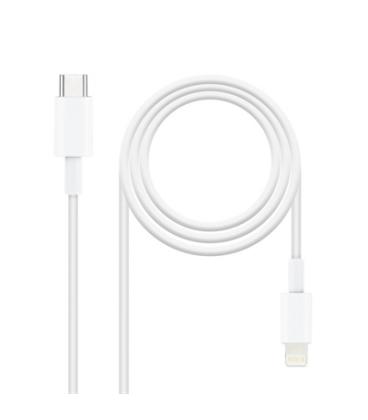 Nanocable Cable Lightning a USB-C 2 metros - Imagen 1