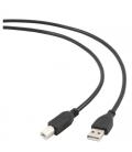 Gembird Cable USB 2.0 Tipo A/M-B/M 1.8 Mts Negro - Imagen 1